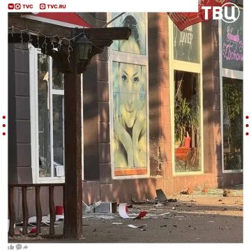 Беспилотник ВСУ атаковал центр Луганска, двое человек пострадали