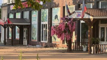 Удар по центру Луганска был нанесен американским дроном-камикадзе Hornet - его обломки найдены у цветочного магазина и аптеки
