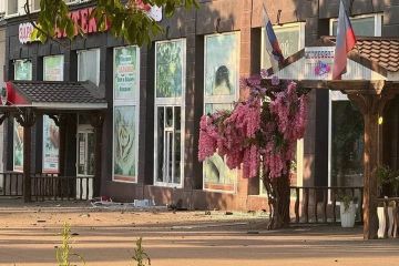 Били по оживленному району, ранены два человека: БПЛА ВСУ ударил по центру Луганска 23 мая
