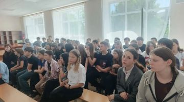 Учащиеся учебно-воспитательного комплекса совершили путешествие во времени