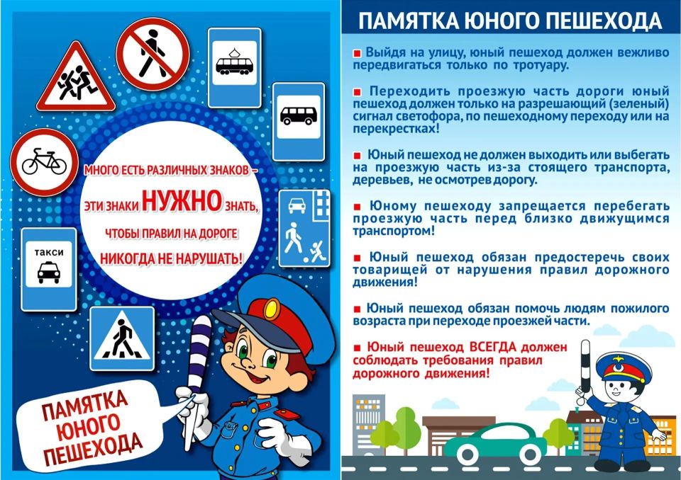 Правила безопасного поведения на дорогах