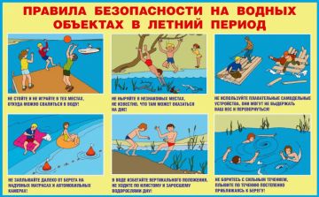 Правила безопасного поведения на водных объектах