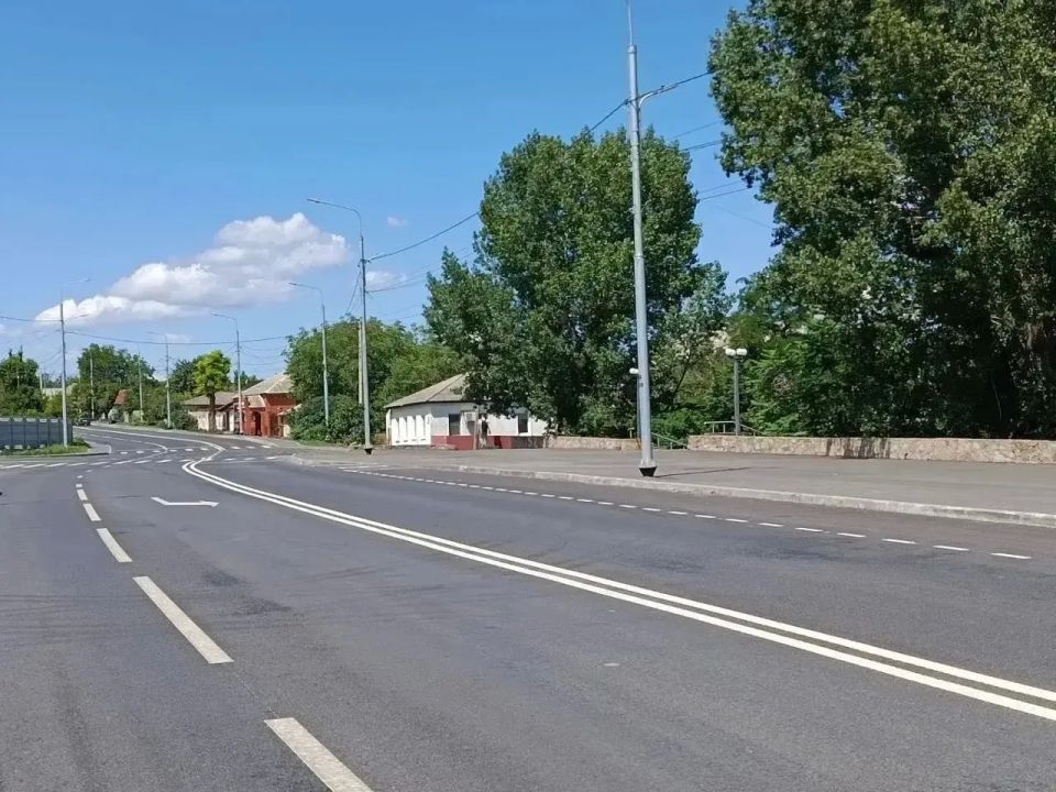В Луганске завершены работы по реконструкции второй очереди улицы Фрунзе