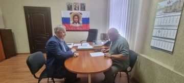 Виктор Водолацкий: Провел рабочую встречу с новоназначенным руководителем ДОСААФ России по Луганской Народной Республике Андреем Михайловичем Скорым