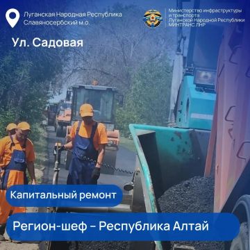 Порядка 100 объектов дорожной инфраструктуры восстанавливают регионы-шефы в ЛНР