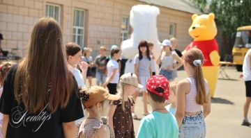 Праздник двора прошел в луганском поселке Большая Вергунка