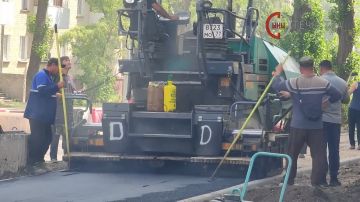 Ремонт улицы Курчатова в Луганске близится к завершению