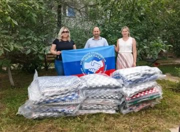 Игорь Рябушкин: Федерация профсоюзов Луганской Народной Республики доставила гуманитарный груз в один из местных госпиталей