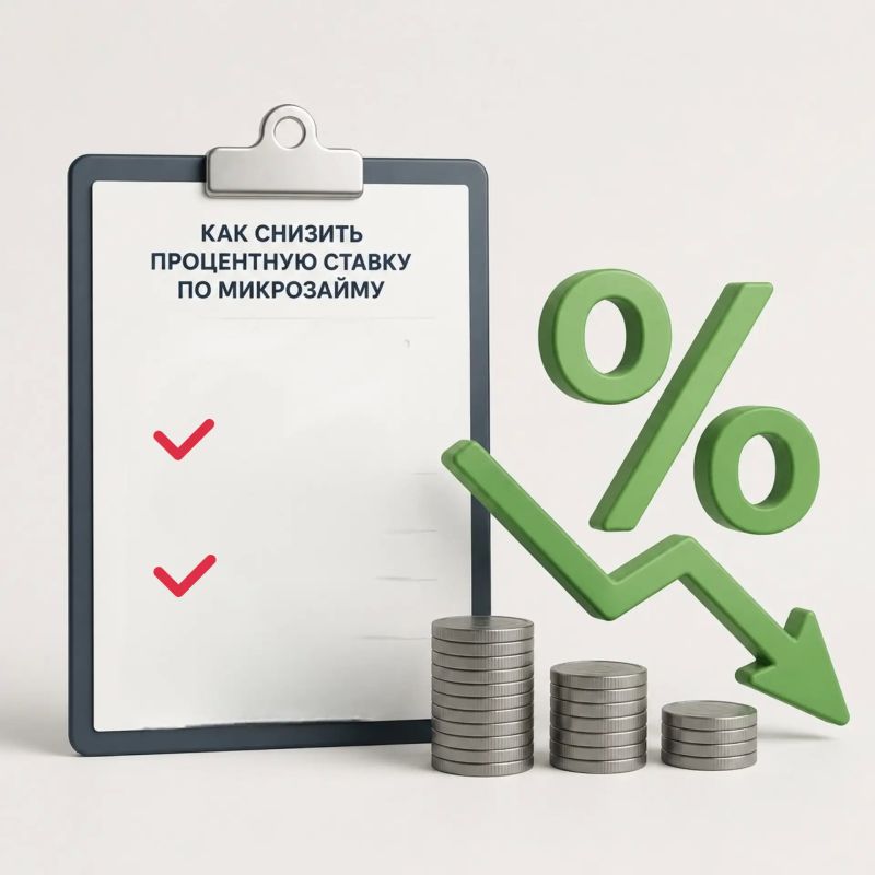 Как снизить процентную ставку по микрозайму?