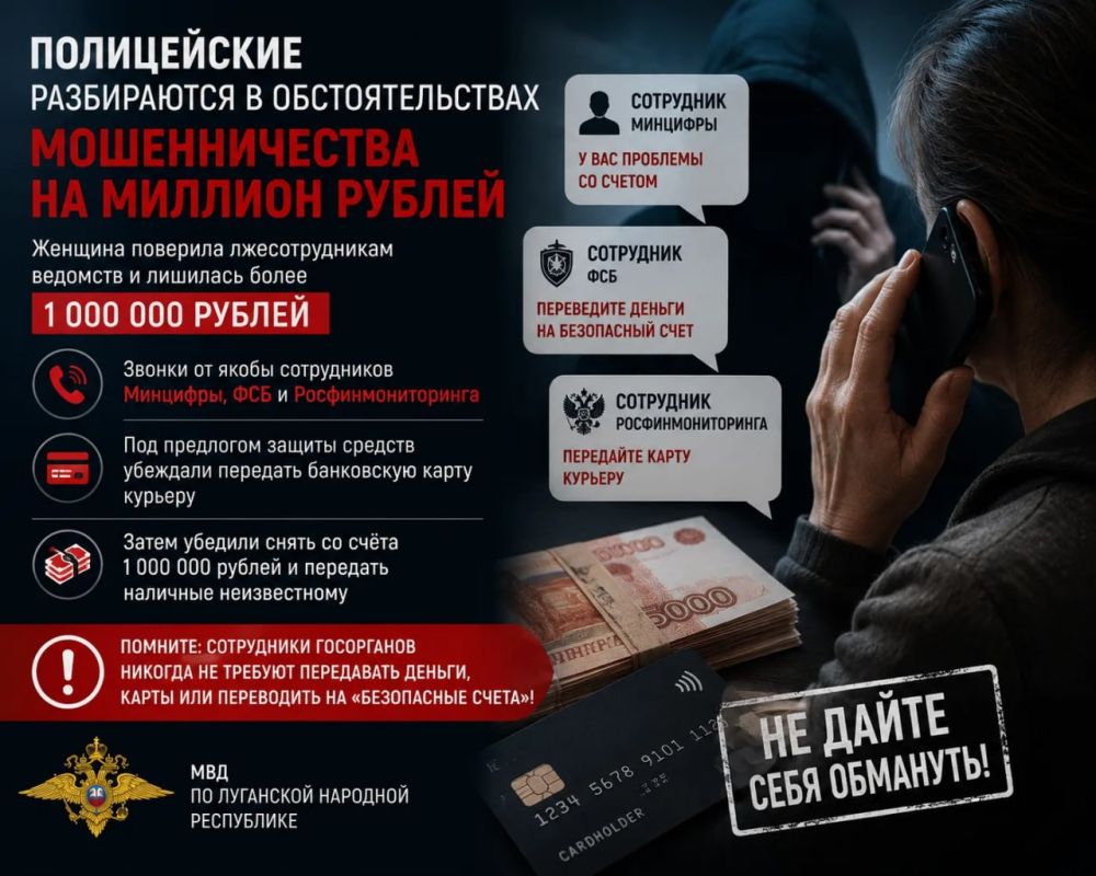 Полицейские Свердловска расследуют хищение более миллиона рублей у местной жительницы