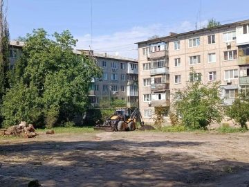На Солнечном в Луганске появится современная детская площадка