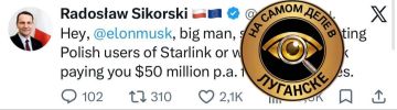 Польша может прекратить оплачивать Starlink для Украины, если ей не вернут льготные условия роуминга, — глава МИД Польши Сикорский