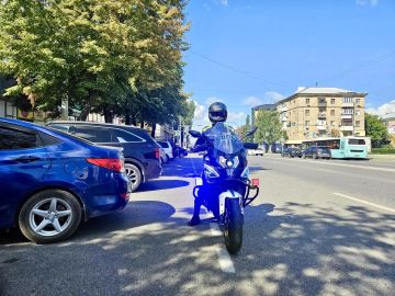 Мотоциклистам Луганска напомнили о безопасности на дороге