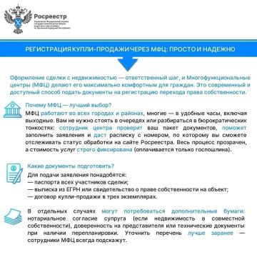 Регистрация купли-продажи через МФЦ: просто и надежно