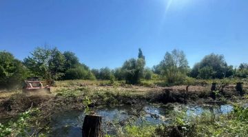 Работы по расчистке участка реки Белой начались в Лутугинском и Перевальском районах