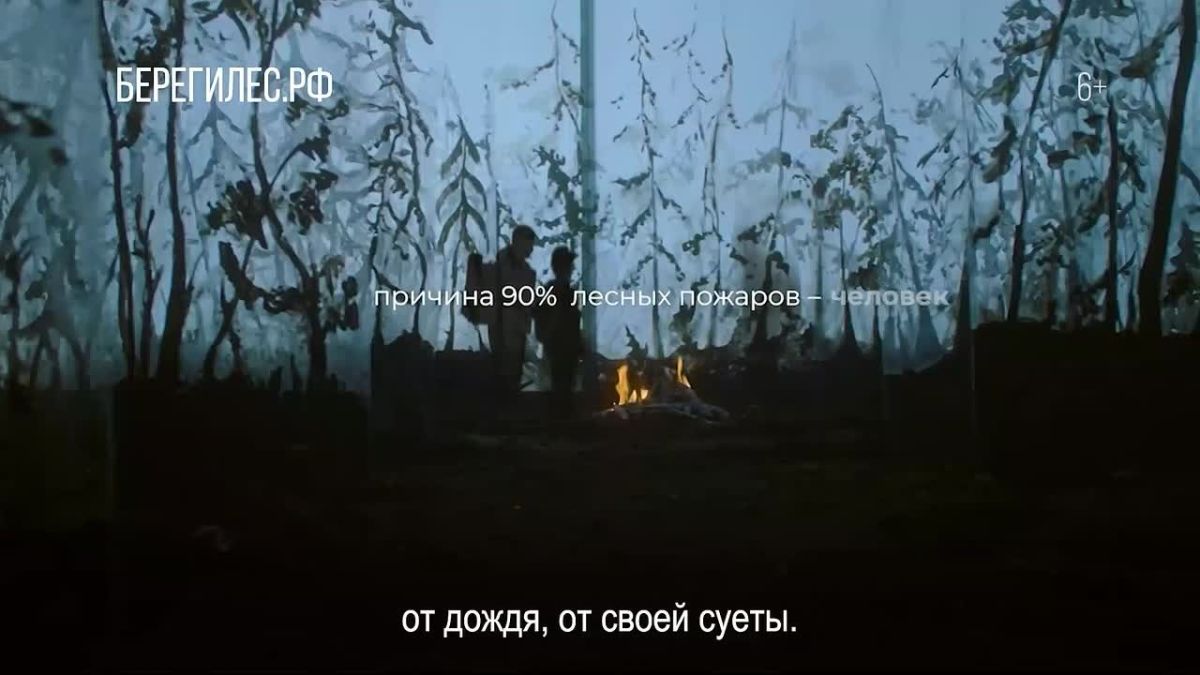 90% лесных пожаров происходит по неосторожности человека