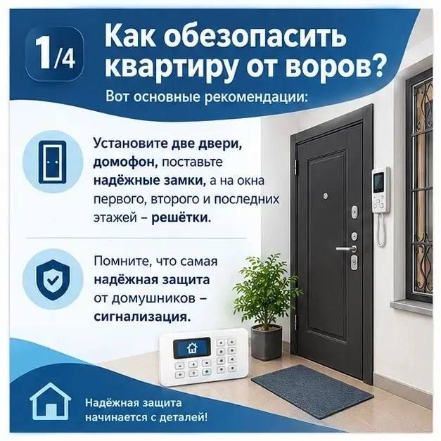 111111 Квартирные кражи – как уберечь своё имущество?