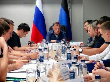 Марат Хуснуллин с рабочими поездками посетил Донецкую и Луганскую народные республики