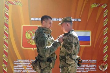 В ЛНР командующий группировкой войск национальной гвардии вручил награды за мужество в зоне СВО