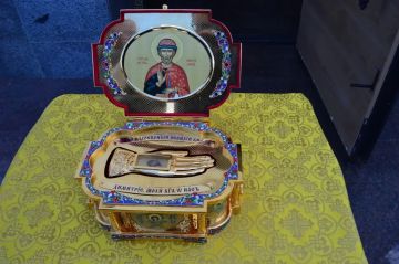 На «Саур-Могилу» доставили малый ковчег с мощами Дмитрия Донского