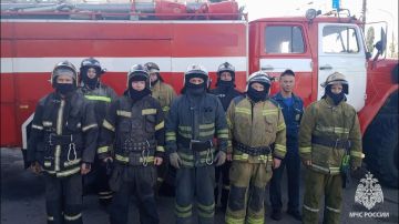 На ночном пожаре в Молодогвардейске спасли четверых детей