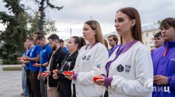 Возложение свечей в память о погибших участниках СВО, Луганск, 29 сентября 2026 года