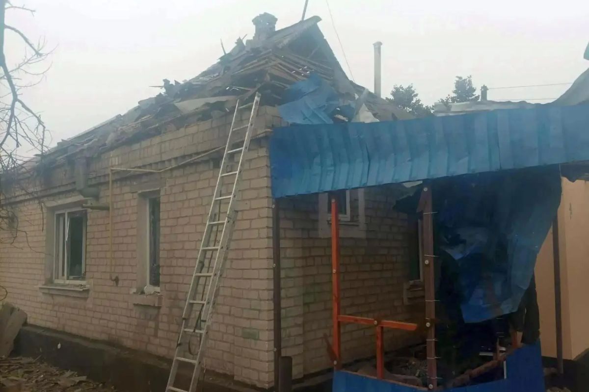 Ночная атака на Алмазную: повреждены семь домов, три человека ранены
