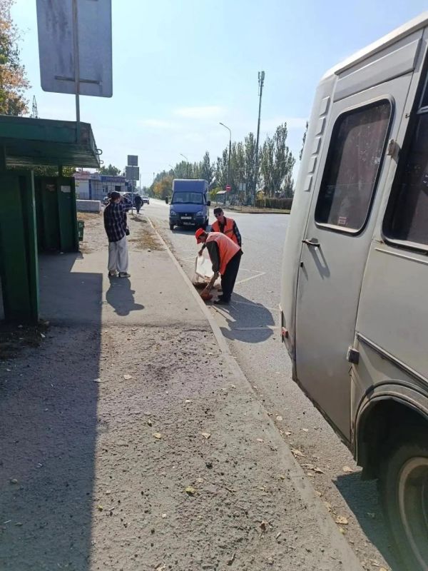 В Луганске за неделю отремонтировали дороги на трёх участках и обновили разметку