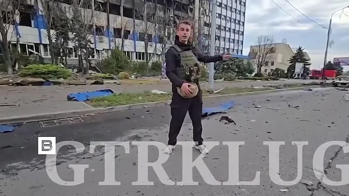 Кадры последствий ударов ВСУ по центру Луганска показала ГТРК "Луганск"