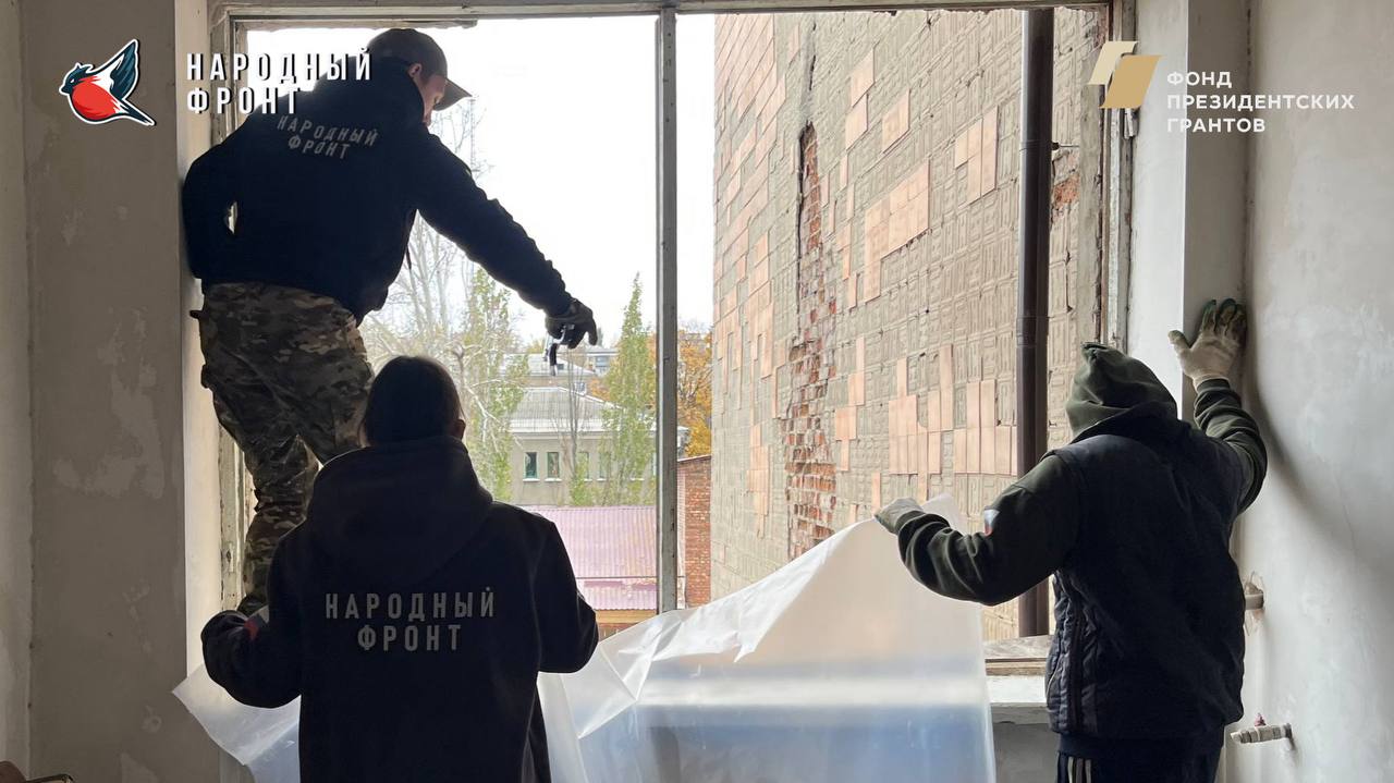 Группа Быстрого Реагирования Молодежки НФ на месте ЧС!