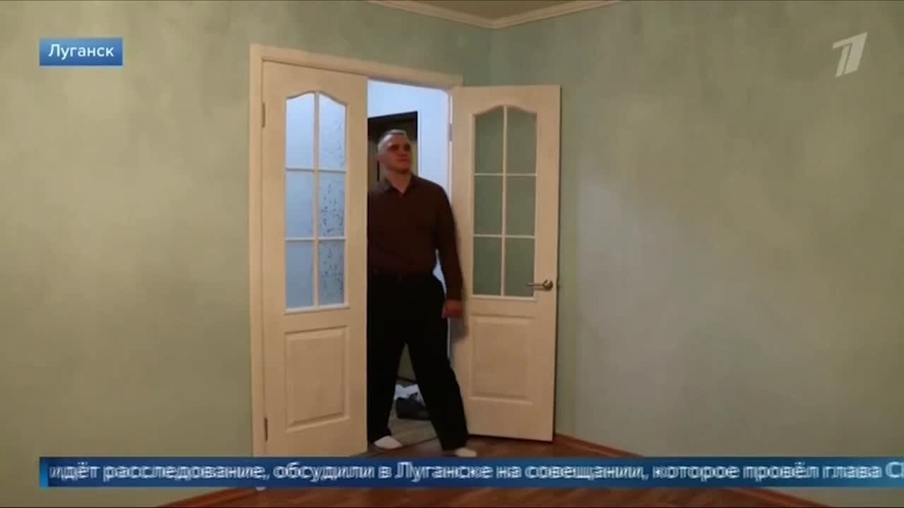 Сюжет Первого канала о рабочей поездке Председателя Следственного комитета России Александра Ивановича Бастрыкина в Луганскую Народную Республику